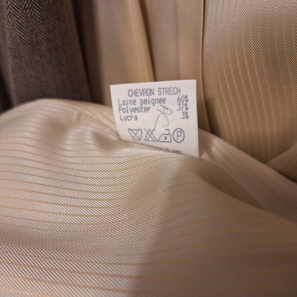 Made in France Vintage Ivoire De Laurence long brown trench coat size 38 - Picture 16 of 16